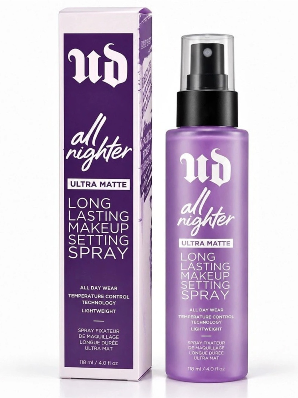 Urban Decay All Nighter Ultra Matte Long Lasting Makeup Setting Spray Ultra